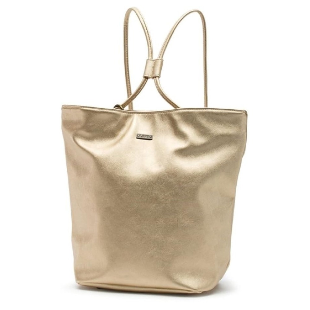 Vans Besties Mini Bag Backpack Shoulder Bag  Gold Metallic New With Tags